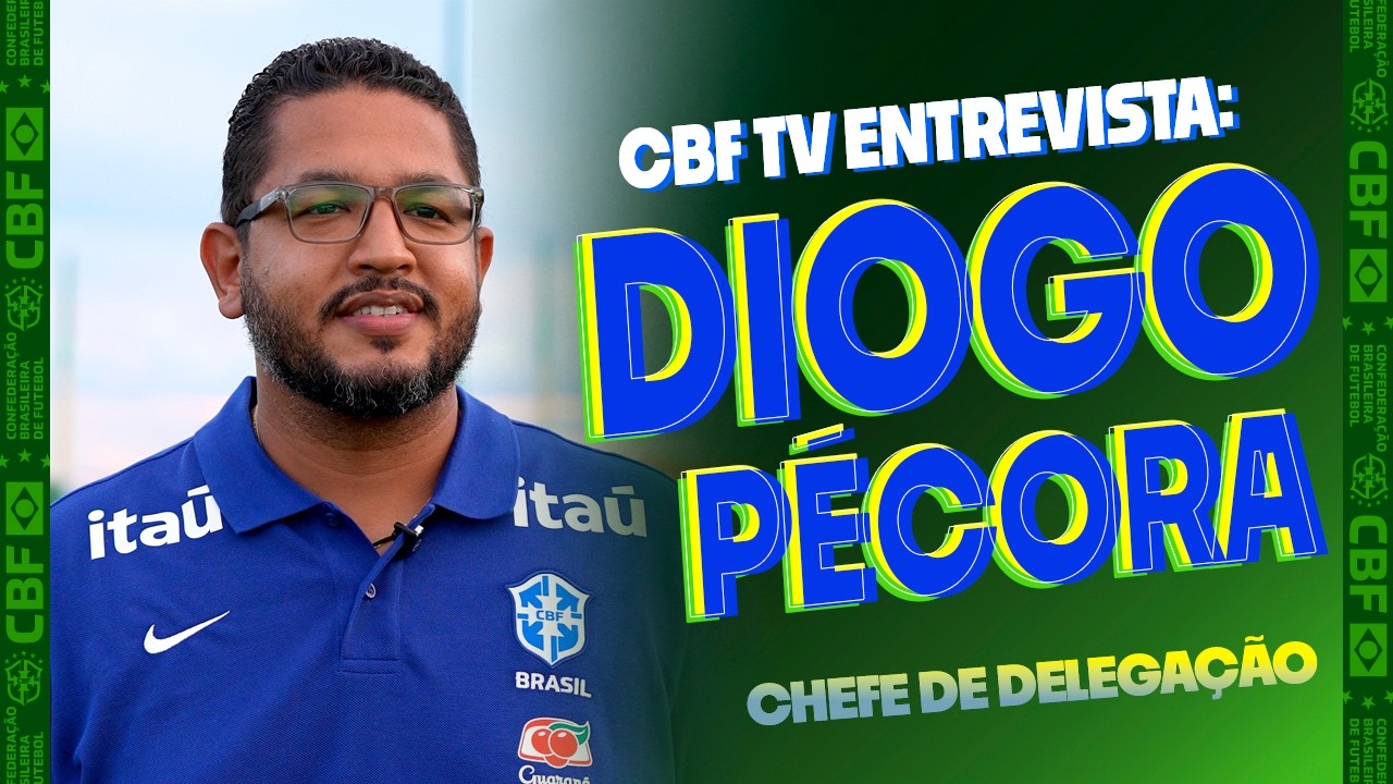 DIOGO PÉCORA É O CHEFE DE DELEGAÇÃO DA SELEÇÃO FEMININA NO FIFA SERIES
