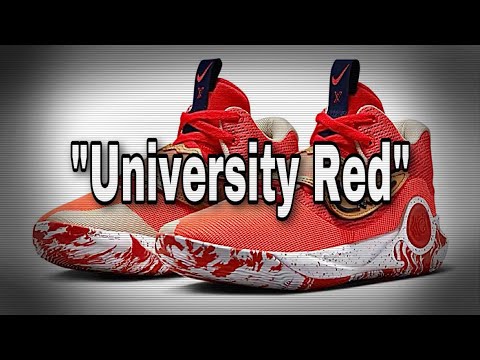 NIKE KD TREY 5 X UNIVERSITY RED / BASKETBALL SHOES