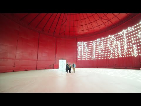 3 guys sing Halo Theme Song in a 35000000gal Oil Chamber (crazy echo)