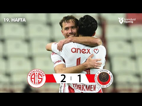 Antalyaspor (2-1) Gençlerbirliği - Highlights/Özet | Trendyol Süper Lig - 2025/26