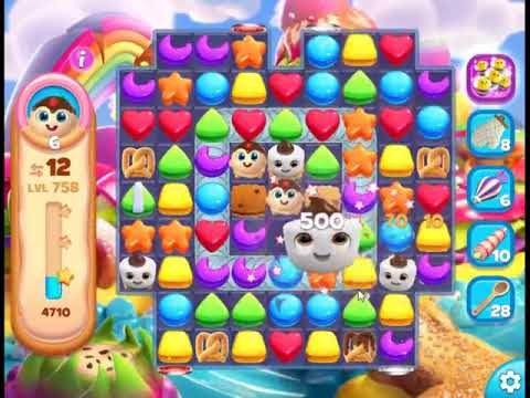 Cookie Jam Blast Level 758 - NO BOOSTERS 🍪 | SKILLGAMING ✔️