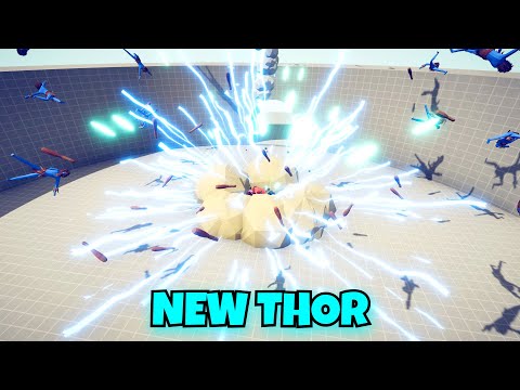 NEW THOR VS EVERY UNITS - Totally Accurate Battle Simulator TABS