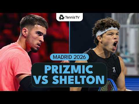 Ben Shelton vs Dino Prizmic 3-Hour Thriller! | Madrid 2026 Highlights