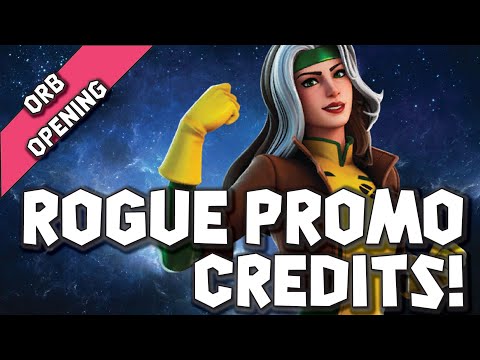 More Proof of Rogue?! Opening 50x Red Star Orbs for Dark Promo Credits! - Marvel Strike Force