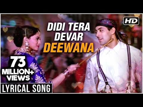 Didi Tera Devar Deewana | Lyrical Song | Hum Aapke Hain Koun | Salman Khan, Madhuri Dixit