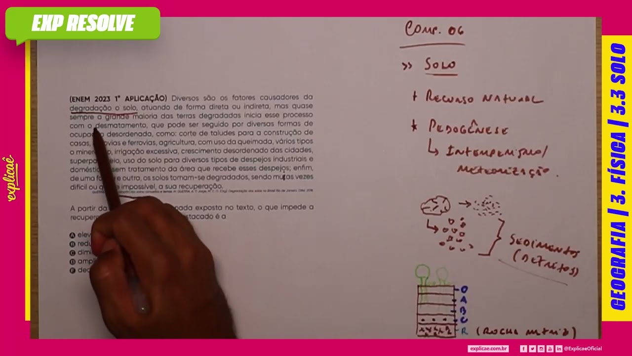 DIVERSOS SÃO OS FATORES CAUSADORES DA DEGRADAÇÃO DO SOLO, ATUANDO DE FORMA DIRETA OU (...) | SOLO