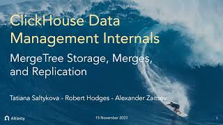 ClickHouse® Data Management Internals — Understanding MergeTree Storag