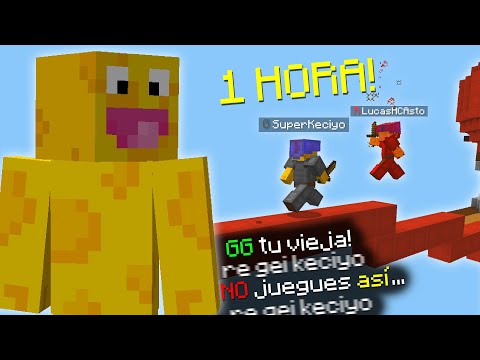I PLAYED FOR 1 HOUR IN A ROW BEDWARS & THEY INSULTED ME!!  - Minecraft PvP.