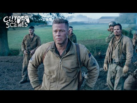 The Germans Are Coming | Fury (Brad Pitt, Shia LaBeouf)