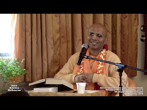 Akrura takes Krishna away from Vrindavan Part 2 of 4 - HH Bhakti Rasamrita Swami