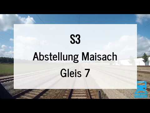 Führerstandsmitfahrt 2018 S-Bahn München - S3 Zugabstellung Maisach Gleis 7