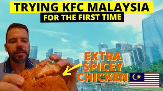 Trying KFC MALAYSIA for the first time! 🇲🇾 Plus exploring Kuala Lumpur City Centre KLCC Park