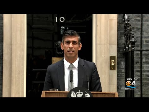 Rishi Sunak Delivers First Speech As U.K. Prime Minister