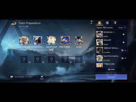Lobby waiting arena of valor