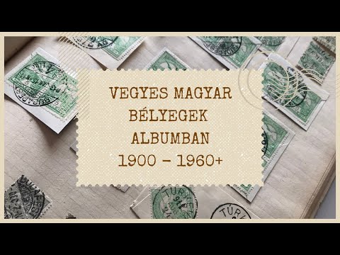 1900 - 1960+ turul és modern forintos vegyes minőségű pecsételt bélyegek A/4 albumban (VIDEÓ!) Kép