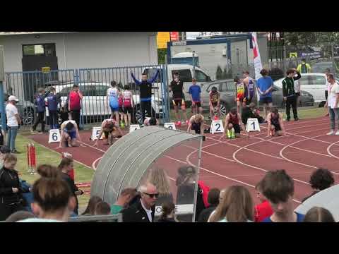 100m M bieg 3 - Leszno 20240511