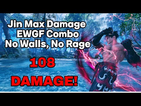 TEKKEN 8 Season 2 Jin HIGHEST Damage EWGF Combo | 108 Damage