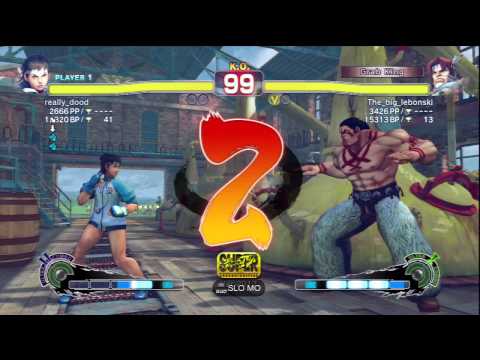 really_dood [Sakura] Vs The_big_lebonski [T.Hawk] SSF4 AE Online Ranked Matches - PSN
