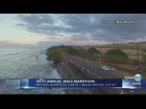 Maui Marathon Half Marathon Hi Usa Apr 24 2022 2022 04 24 A