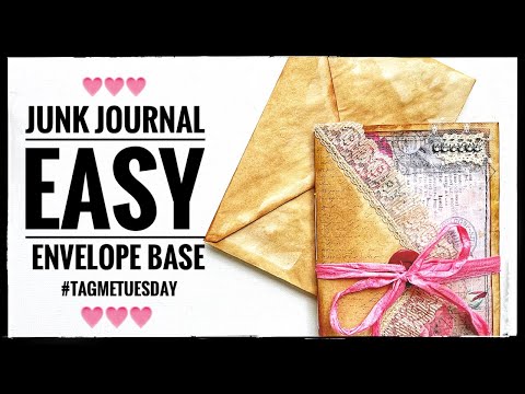 Junk Journal - Easy Envelope Base - Beginners