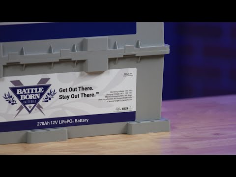 Unboxing the Battle Born Batteries 270Ah 12V GC3 LiFePO4 Deep Cycle Heated Battery