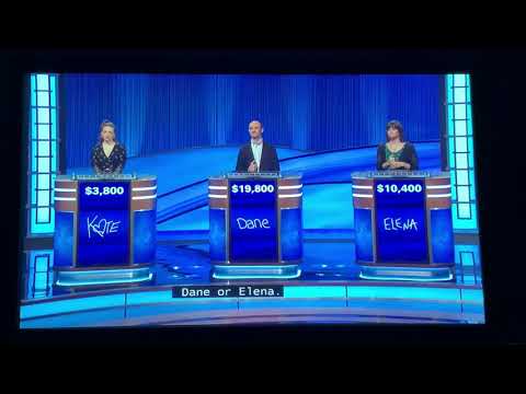 Double Jeopardy, Kate Kohn Day 2 - 2nd AND 3rd Daily Double (11/8/21)