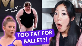 FAT SHAMED BALLERINA? *pointe shoe fitter reacts*