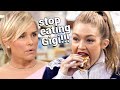 gigi hadid's mom NOT letting her EAT & being toxic af