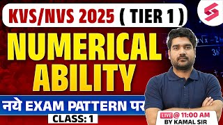 KVS NVS Vacancy 2025 | KVS NVS Numerical Ability Class 1 | KVS NVS Tier 1 Preparation By Kamal Sir