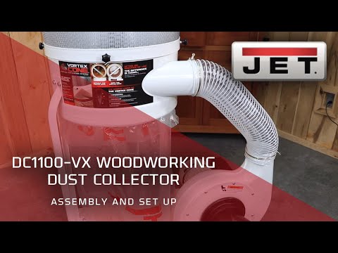 JET 708659K DC-1100VX Dust Collector- Assembly and Set Up