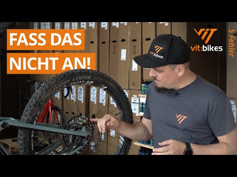 5 mistakes you should avoid with disc brakes! 🚲🚳