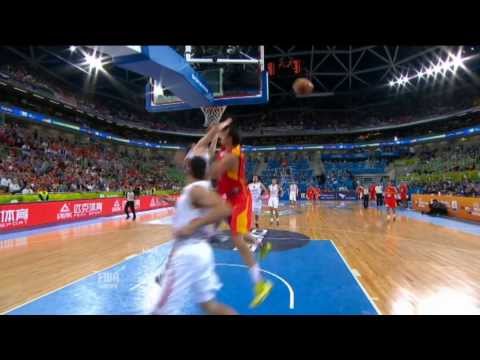 Block of the Game N. Kalinic SRB-ESP EuroBasket 2013