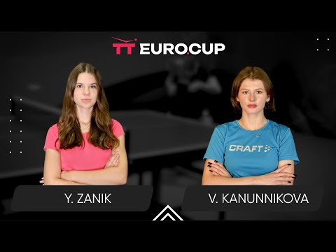 17:45 Yulianna Zanik - Vasylysa Kanunnikova 11.03.2025 TT Euro.Cup Women Ukraine Star. TABLE 3