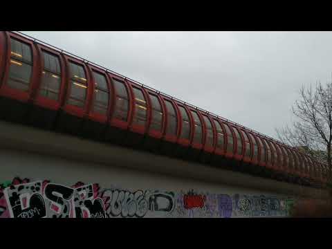 tubus metra Lůžiny - Hůrka průjezd soupravy 81 - 71m