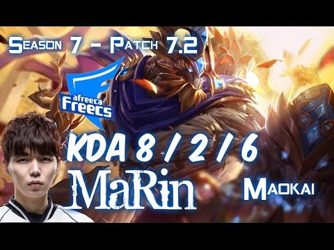 AFs MaRin MAOKAI vs IRELIA Top - Patch 7.2 KR Ranked