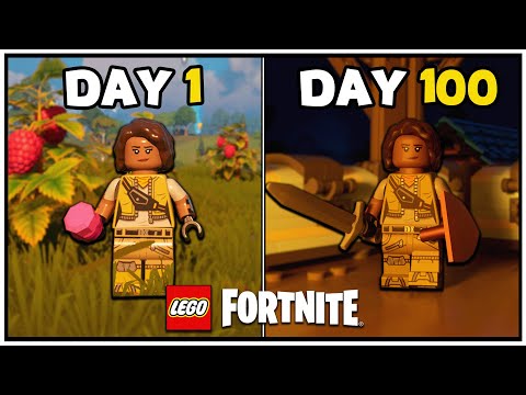 100 DAYS in LEGO Fortnite - Crazy Results!