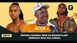 PART 3 : RASHID MATUMLA AUKUBALI MZIKI WA BONDIA IBRAHIM CLASS, AMMWAGIA MAUA BILA CHENGA