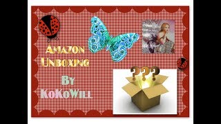 Diamond Painting Unboxing - Blue Butterfly from  KoKoWill on Amazon