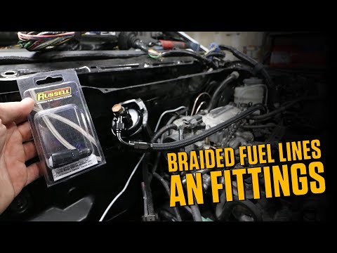 Custom AN Fitting Fuel Lines for EK Civic with H22A