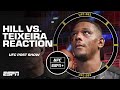 Reaction to Jamahal Hill’s win vs. Glover Teixeira at UFC 283 | UFC Post Show