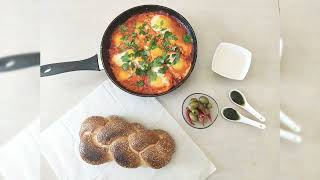 שקשוקה אדומה טעימה אשש🔥🔥 עם חלה מהסרטים😋