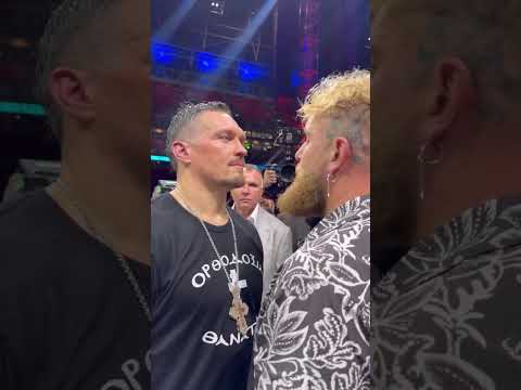 Oleksandr Usyk Faces Off with Jake Paul 🥊 (via @DAZNBoxing ) | Sports Illustrated