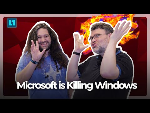 Microsoft Is KILLING Windows | ft. Steve @GamersNexus - YouTube