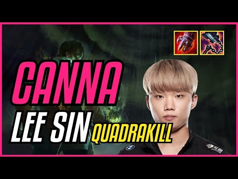 CANNA - LEE SIN - KR CHALLENGER - PATCH 11.10 QUADRAKILL