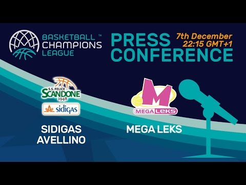 Sidigas Avellino v Mega Leks - Press Conference - Basketball Champions League