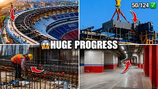 Camp Nou construction Update(June 01, 2026) || Roof Structure & Facade Taking Shape