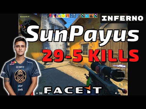 CSGO POV SunPayus (29-5) Inferno 𝙒𝙞𝙣 (16-2) / Faceit 04.01.2023