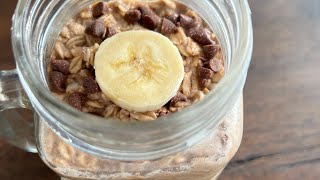 Banana Bread Overnight Oats Recipe 🍌