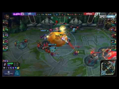 [18.06.2017] SKTvs AFS [LCK Summer 2017] Highlights Game 3 | Blank Zac vs Spirit Elise