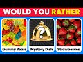Would You Rather JUNK FOOD vs HEALTHY FOOD vs MYSTERY Dish Edition 🍕🍽️ Daily Quiz